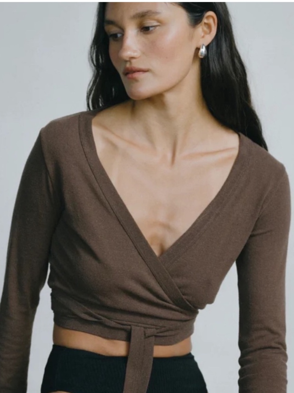Ozma Dance Wrap Top in Manzanita